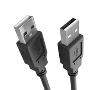 USB to USB Cable 10ft USB A to A Male to Male USB 2.0 Cable Data Transfer USB Cord for Laptop,PC,USB Hub,Hard Drive,Laptop Cooler - Black