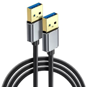 USB to USB Cable 3ft, [5Gbps Data Transfer] USB A 3.0 Double Sided Male to Male Cord for Computer PC Laptop TV Hub DVD Player Flashlight
