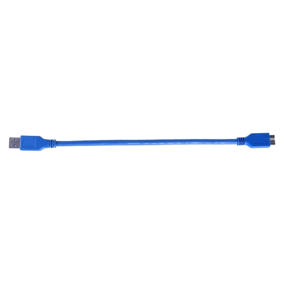 USB to USB Male Cable - for Charging & Data Transfer, Compatible with Hard Drives, Laptops, Blue, Durable