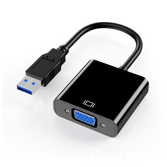 USB to VGA Converter Cable USB3.0 Adapter for PC and Laptops with High Definition Display Capability Insert and Play
