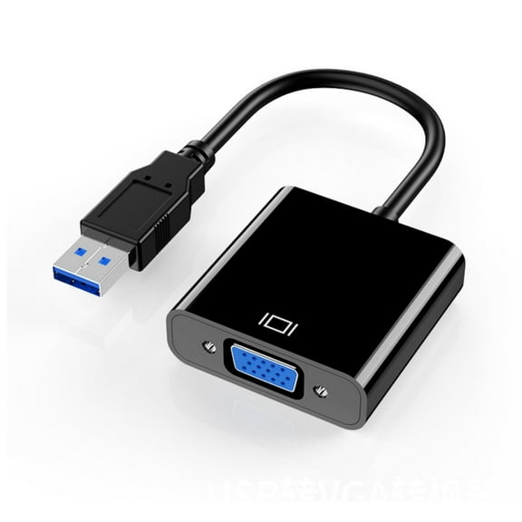 USB to VGA Video Converter USB3.0 to VGA Adapter Cord Wire for Easily Multi Display Setsup and High Resolution Viewing