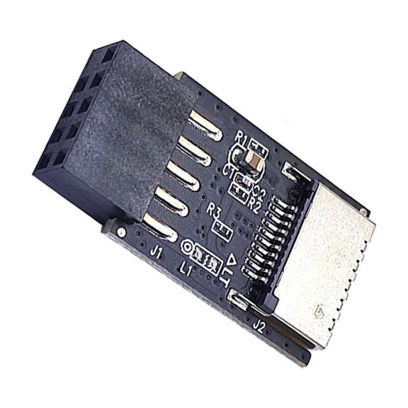 USB2.0 9Pin to Type C Converters USB 2.0 Internal Motherboard Connector Header
