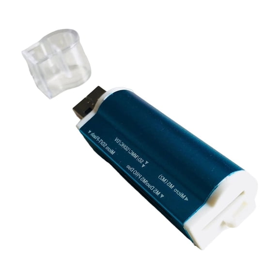 USB2.0 Card Reader Memory Sticks Adapter for MicroSDs MS and More Memory Cards