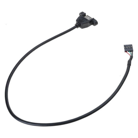 USB2.0 Female to 5Pin Female USB Header USB Motherboard Header Cable for Easy Installation and Stable Connection