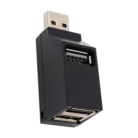 USB2.0 Hubs Splitter 3 Port Expander for Laptop Car Tablet Air and Devices
