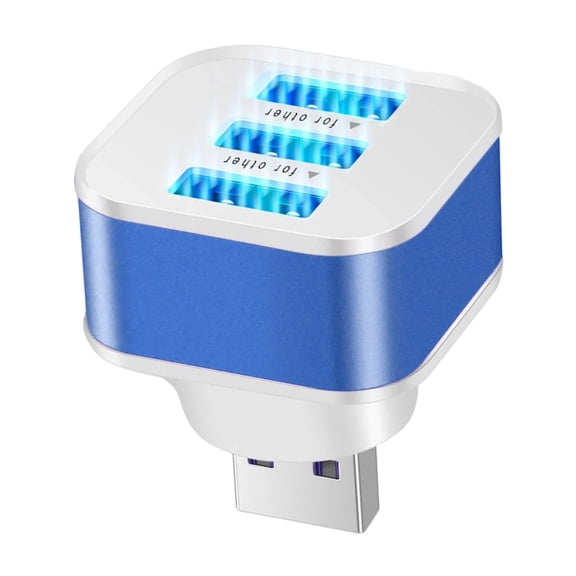 USB2.0 Multi-Port Splitter Adapter 3 Port Charging Extender For Laptop Car Mobile Devices Accessories