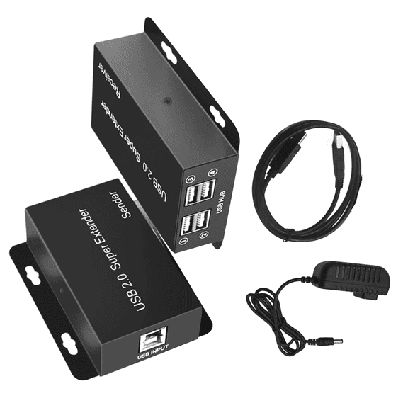 USB2.0 Network Cable Extender 480Mbps Theoretical Speed, Multi-Device Compatibility for Long-Distance Signal Transmission