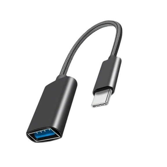 USB2.0 On The Go Adapter Cable Wire Female USB to Type C/USB 5Pin for Connecting USB Devices to Phones and Tablets