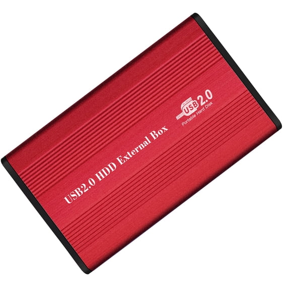 USB2.0 To IDE Hard Disk Case 2.5'' IDE HDD Enclosure Portable Hard Disk Box Aluminum Alloy HDD Enclosure Silver Not Inclube Hard Disk