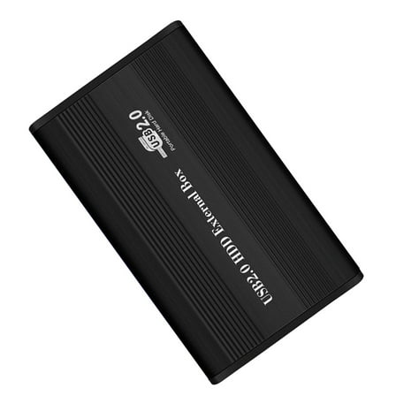 USB2.0 To IDE Hard Disk Case 2.5'' IDE HDD Enclosure Portable Hard Disk Box Aluminum Alloy HDD Enclosure Silver Not Inclube Hard Disk