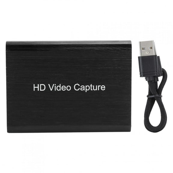 USB2.0 Video Capture Card 4K High Definition 1080P HDMI Live Record Aluminum Case