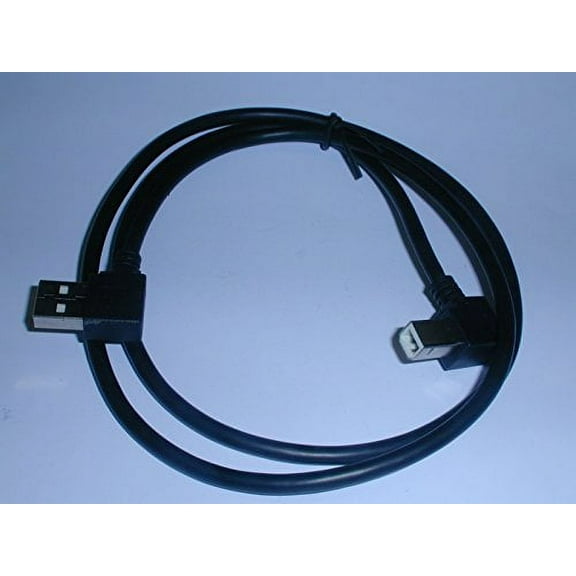 USB2HAB2RA3 3ft Right Angle USB-A to Right Angle USB-B Cable (1 piece) - USB2HAB2RA3