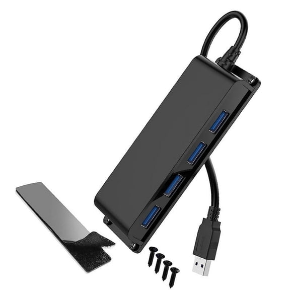 USB3.0 Cable Splitter 1 in 4 Out Network Port Docking Station to Computer Converter Hub U Disk Mouse and Keyboard Hub