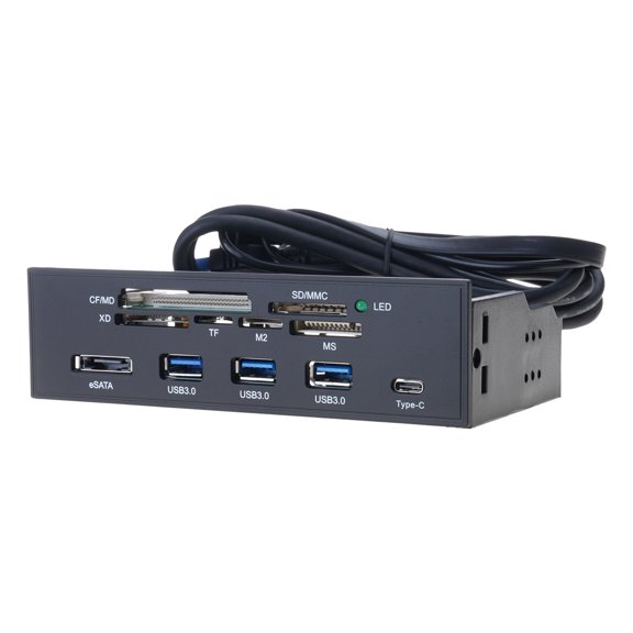 USB3.0 Card Reader Front Panel Built In USB3.1 Internal Card Reader for Effortless Access to Various Memory Cards