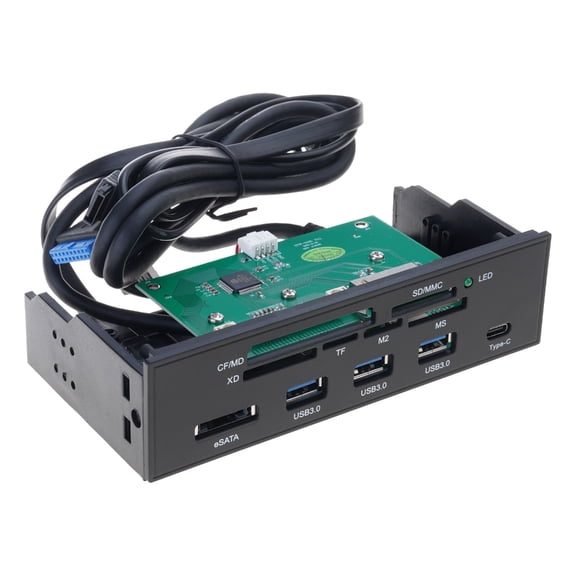 USB3.0 Card Reader Front Panel Built In USB3.1 Internal Card Reader for Effortless Access to Various Memory Cards