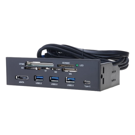 USB3.0 Card Reader Front Panel Built In USB3.1 Internal Card Reader for Effortless Access to Various Memory Cards