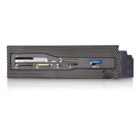 USB3.0 Card Reader Front Panel Fast Speed Multi Function Internal Card Reader for Case Wide Compatibility