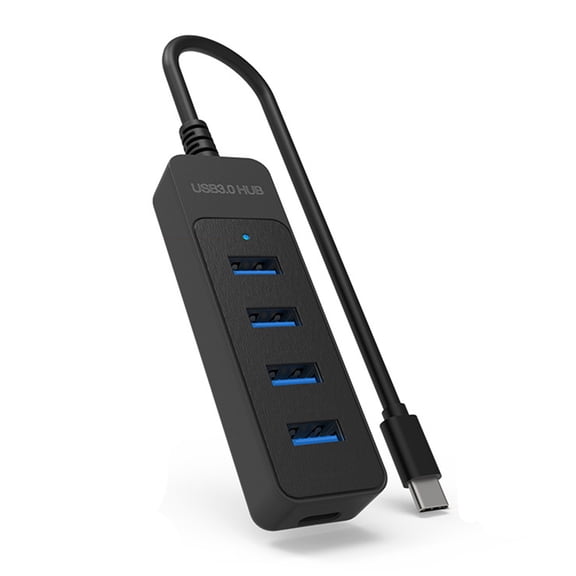 USB3.0 Docking Station 4Port USB Splitter Quick Transfer for Photographers Video Editors Requiring Speed and Stability