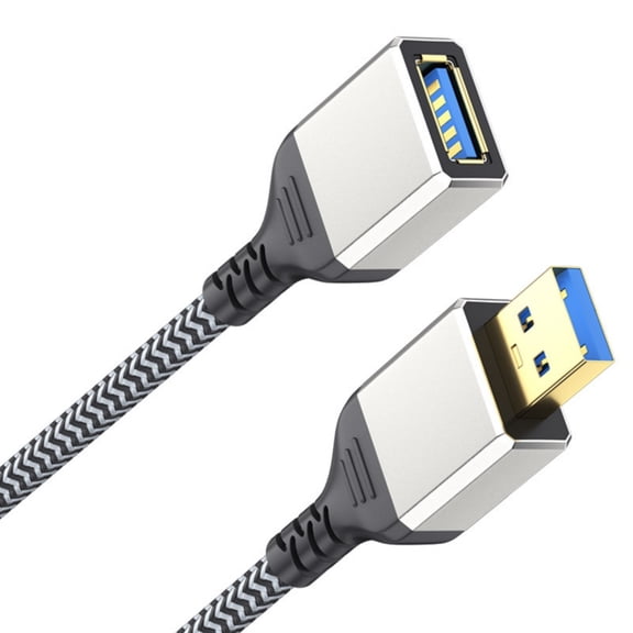 USB3.0 Extension Cable Aluminum Shell Connector Wire Male to Female Extender Cord Data Sync for USB Fan/Printers/Lamp