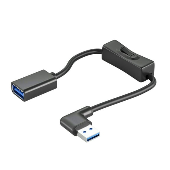 USB3.0 Extension Cable Cord with On/Off Switch Support Data Transfer and Power