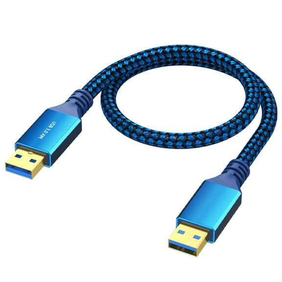 USB3.0 Extension Cable Wire Portable Male to Male Extender Cord Support 5Gbps Data Sync for USB Fan/Printers/Laptops