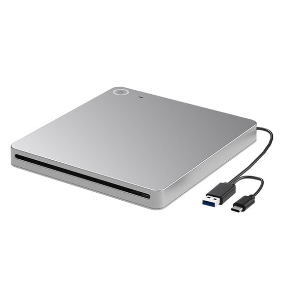 USB3.0 External DVD Burner Type-C Interface CD +/- RW Optical Drive Burner Portable CD/DVD ROM Player for PC Laptop