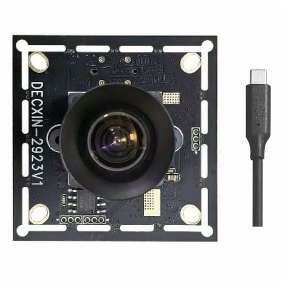 USB3.0 Global Shutter Camera 1.3MP 123 Industrial Camera Module 400 Frames Driver-Free for WINXP/7 8 10 LINUX Android,1 * Camera Module 1 * 1M Cable,Black
