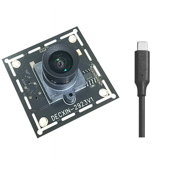 USB3.0 Global Shutter Camera 1.3MP 93 Industrial Camera Module 400 Frames Driver-Free for WINXP/7 8 10 LINUX Android,1 * Camera Module 1 * 1M Cable,Black