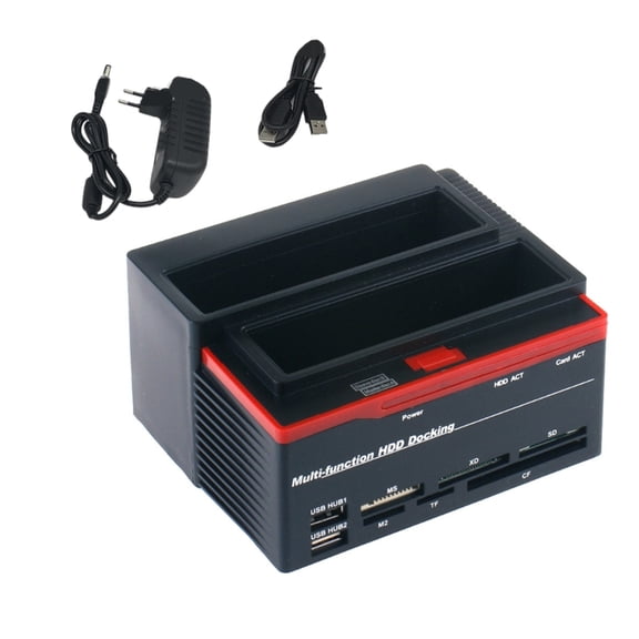 USB3.0 Hard Drives Docking Station for Drives Dock Station with Hot Swappable and Easy Installation