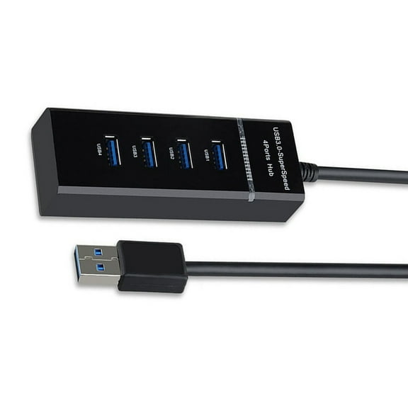 USB3.0 Hubs 4Port USB Expander With LED Light For Connecting Mouse Keyboards Printer for Connecting Multiple Access