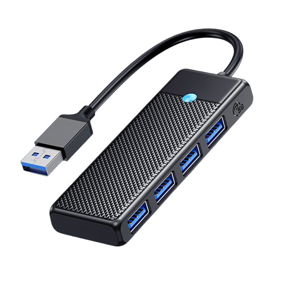 USB3.0 Hubs Adapters 4 Port 5Gbps Super Speed Adapters For External Hard Drive Keyboards