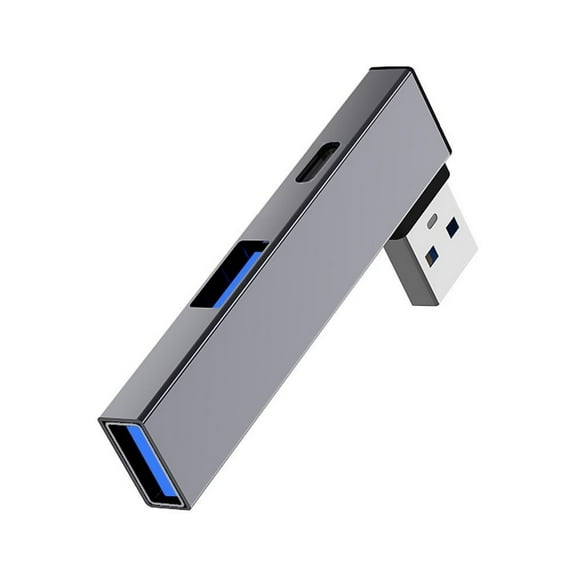 USB3.0 Hubs USB Splitter USB to Type C and 2USB Port Adapter with Plugs and Play Functionality for All Platforms