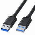 thumbnail image 1 of USB3.0 Male to Male Cable USB A to USB A High Speed Data Cord for Fast Data Transfer & Charging for Hard Drive Camera, 1 of 11