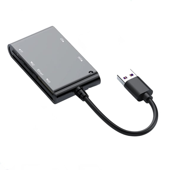 USB3.0 Multiple Card Reader 6 In 1 Smartests/MS/M2TF/SIMs/SDTF Picture Card Reader USB3.0 Card Reader