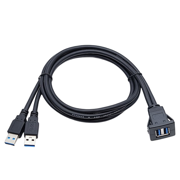 USB3.0 Square Port Data Cable Design for Car Marine Motorcycle Accessories