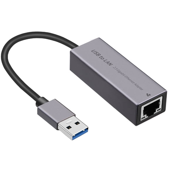 USB3.0 To RJ45 Network Card 2.5G 2500Mbps USB Gigabit Ethernet Adapter Drive Free Plug and Play Network Adapter Converter