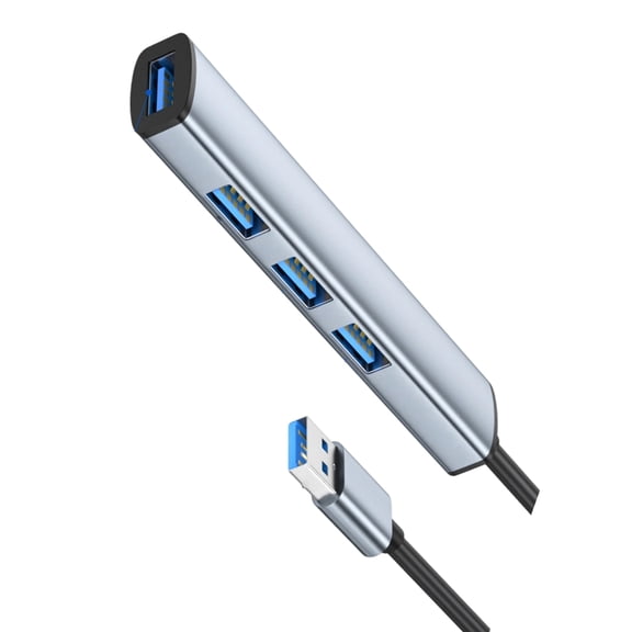 USB3.0 Type C Expansion Dock 4Port Super Speed 5Gbps for PC Mouse Keyboards Plug and Play Portable Design