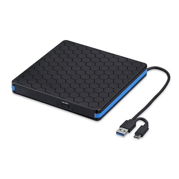 USB3.0 Type C External Burner Slim DVD Reader High Speed Transfer CD Player External Optical Drive ,Portable and Lightweight