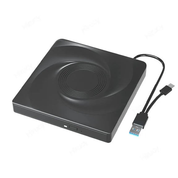 USB3.0 Type C External CD DVD RW Optical Drive DVD/VCD/CD Burner Portable Player Writer for Laptop Desktop PC Windows 11 10