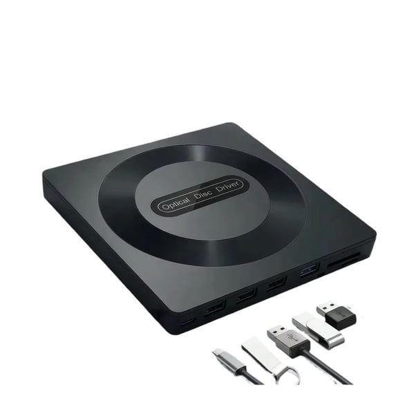 USB3.0 Type-C External CD DVD RW Super Drive - Portable Disc Burner Writer Optical Drive ,Easy Connection