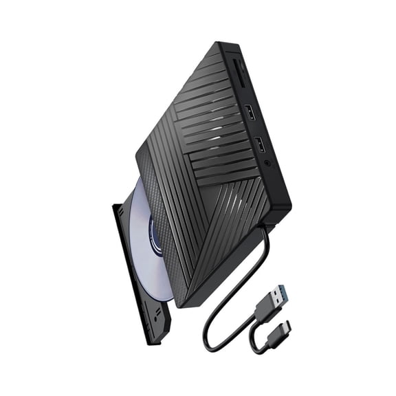 USB3.0 Type C External Disc Drive Reader Writer for PC Laptop Multiple Systems