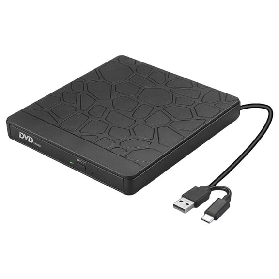 USB3.0 Type C External Disc Drive With Memory Card Reader For Laptop Desktop