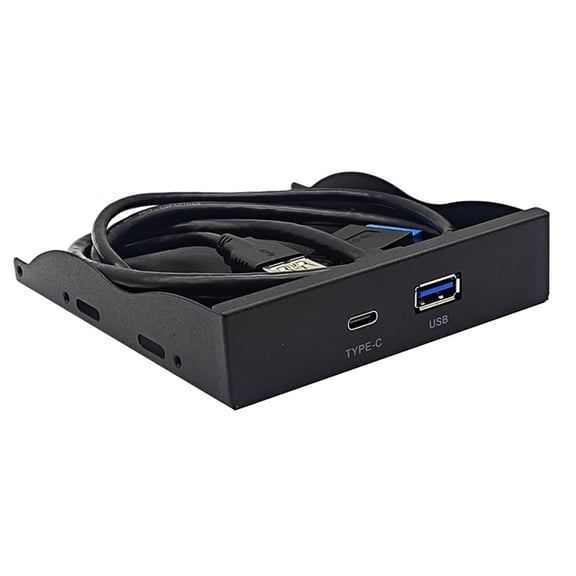 USB3.0+TypeC Floppy Drive Panel Save Space Keep Computer Neat Suitable for Desktops and Built PCs