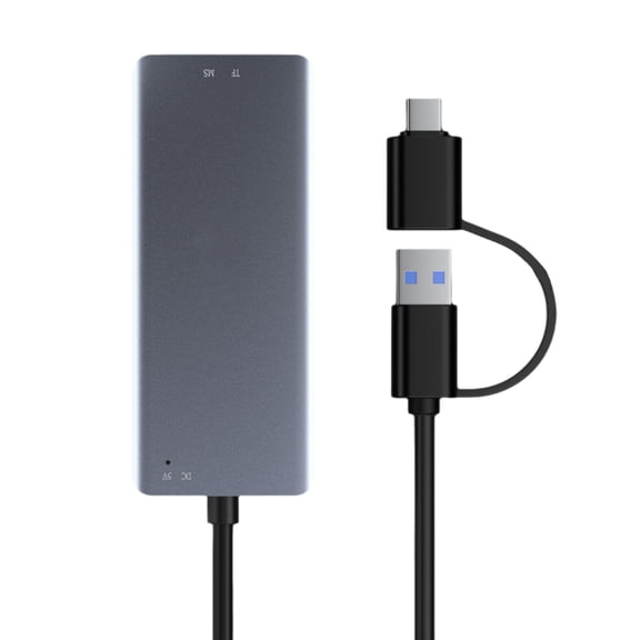 USB3.0/USB C Memory Card Reader 5 in 1 MS USB3.0 Flashing Card Drives Adapter Writer Aluminum Card Adapter for Phone