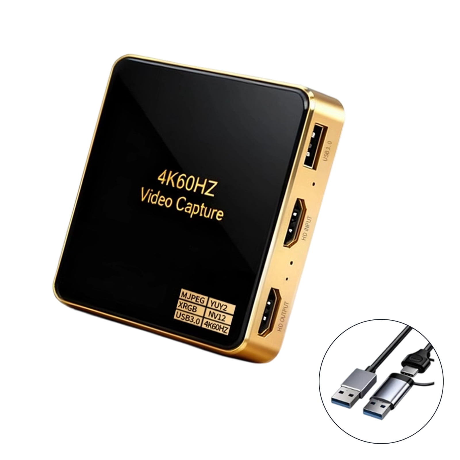 USB3.0 Video Capturing Card Plugs Play for 4K Resolution at 60Hz ...
