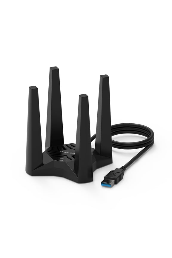 USB3.0 WiFi Adapter, AC1900Mbps Network Adapter for Desktop PC, 5G+2.4G with MU-MIMO for Windows Mac OS