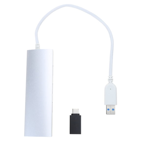 USB3.0 to Ethernet Adapters 3 Port USB3.0 Hub with 1 Gigabits Ethernet Port Laptops Networking Adapters Expander