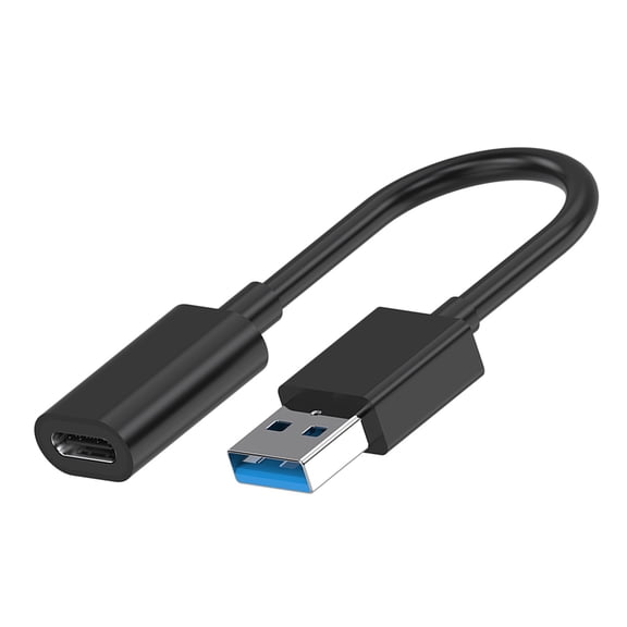 USB3.0 to USB C Female Adapter Cable 3A Fast Charging for Digital Headsets Converter Data Cord 15CM 5.9in