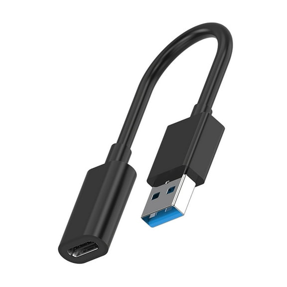 USB3.0 to USB C Female Adapter Cable 3A Fast Charging for Digital Headsets Converter Data Cord 15CM 5.9in