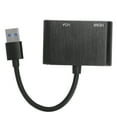 USB3.0 to VGA/HDMI Adapter Power Converter Display Expansion Dock